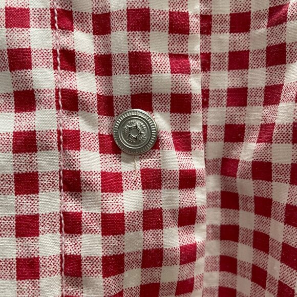 Vintage Graphite Jeanswear Checkered Shirt L Rodeo Western Festival Country - Picture 5 of 10